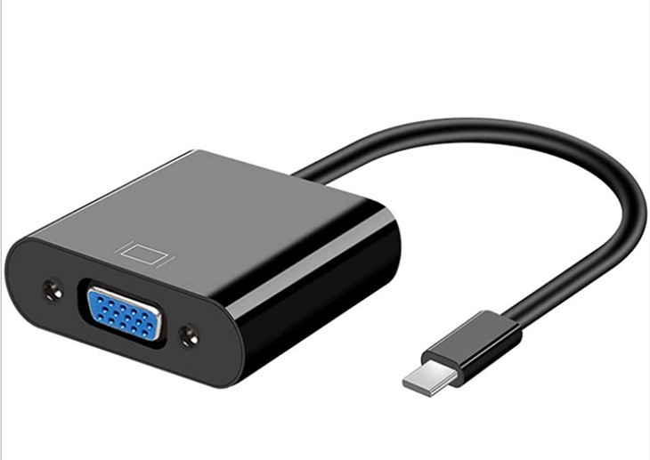 C prie VGA adapterio