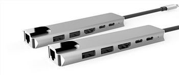 6 iš 1 C tipo koncentratoriaus